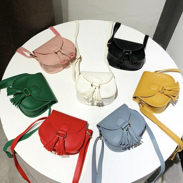 Girl's Mini Shoulder Bag with Tassels